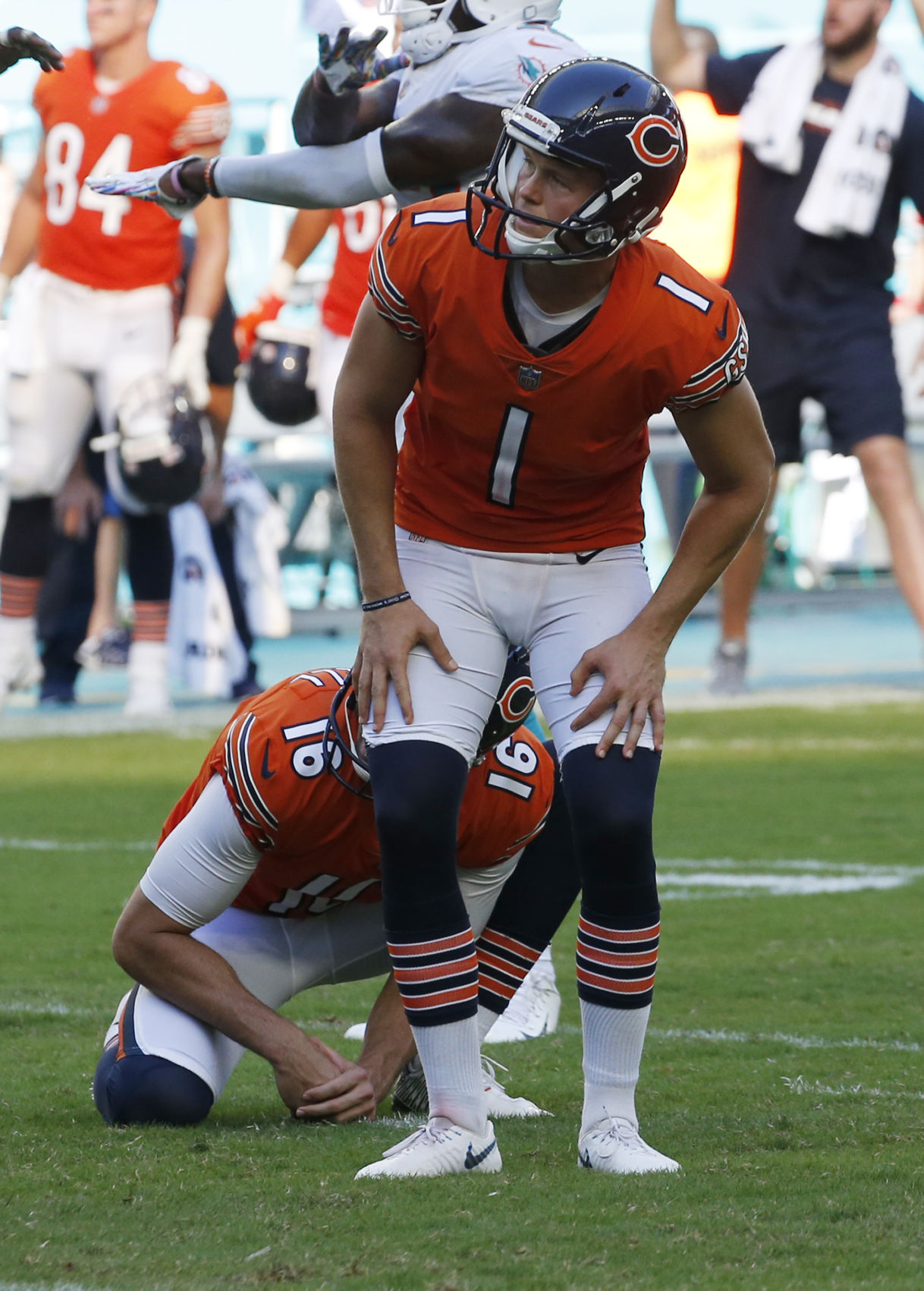 3. Parkey thanked defensive end Akiem Hicks and his teammates for standing up for him after the game and on Monday when the Bears were cleaning out their lockers.